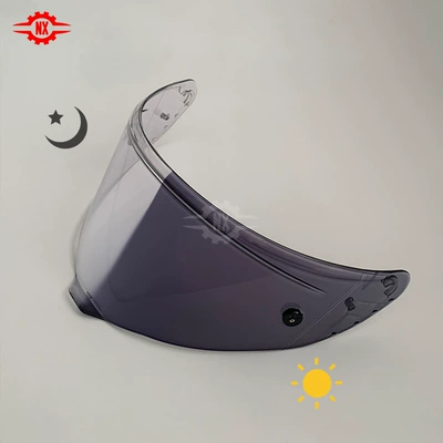 Dəbilqə (Kaska) aksesuarları Helmet Lenses, Anti-Fog Stickers, Color-Changing - r50s-transparent-discoloration-spring