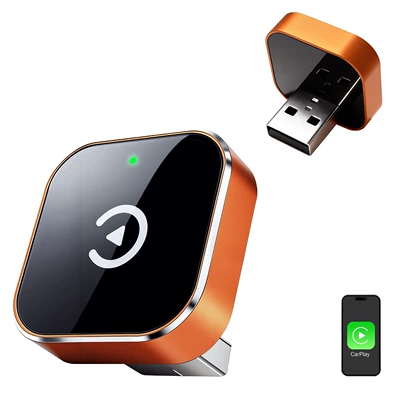 Simsiz CarPlay və Android Auto | Carplay Box - d529-orange-adapter-adapter-cable-13-support-only-overseas-android-apple