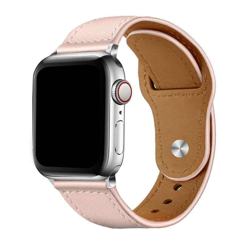 Apple, Huawei, совместимый ремешок для часов, ретро браслет, бизнес-версия, натуральная кожа