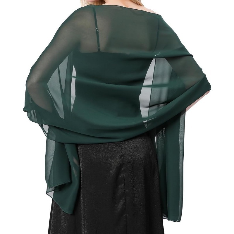 summer thin white black shiffon cloak