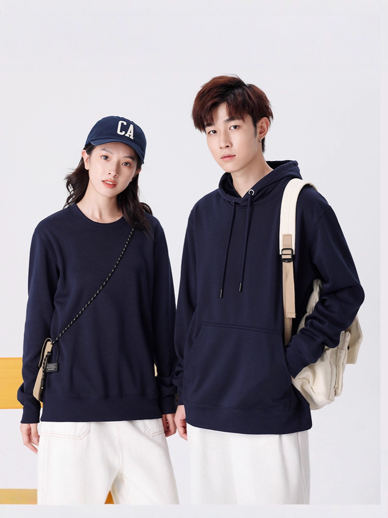 Otoño y invierno chaqueta con capuzas con camisa de terciopelo impresa personalizada logotipo de la fiesta del equipo de servicio de clase camisa bordada