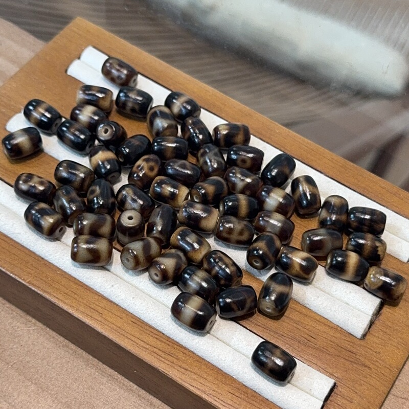 Agate Dzi Beads with High Oil Content, Collectible Accessories, DIY Jewelry