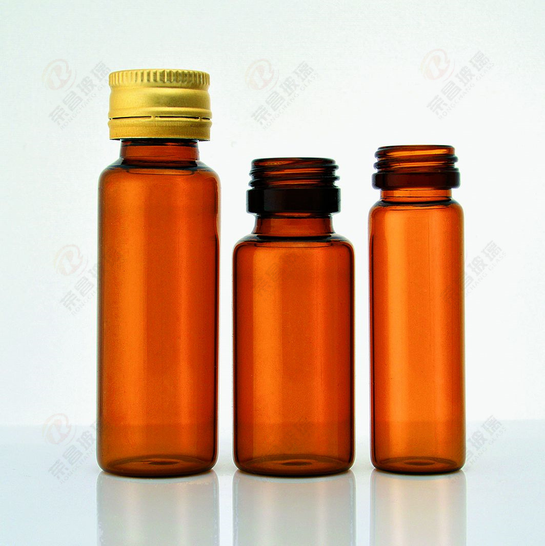 30ml螺纹口口服液瓶40毫升酵素果汁饮料瓶20ml管制糖浆玻璃瓶