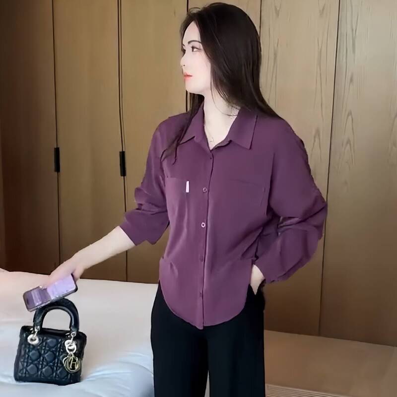 ファッションの気質のシャツの女性の早春の服装の新型のゆったりしていて腹を隠します。|undefined