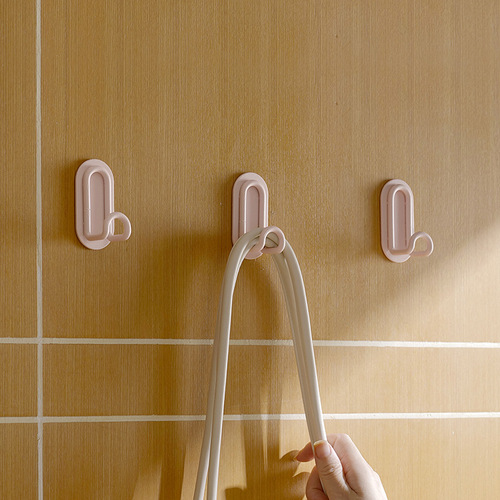 Iron Hooks without Drilling, Kitchen Adhesive Wall Hooks, Heavy Duty Hanging Hooks for Bathrooms and Bathrooms, Clothes Hooks and Wardrobe Hooks