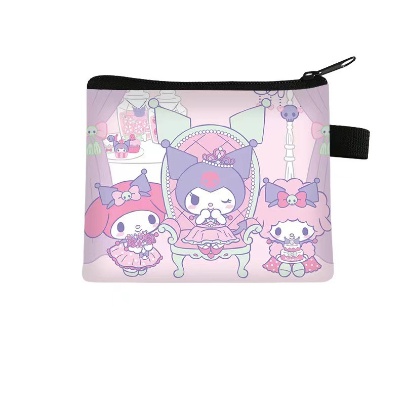 2023 nuevo bolso de cambio de dibujos animados para niños Kulomi bolso de tarjetas de chicas bolso de auriculares portátiles con cremallera al por mayor