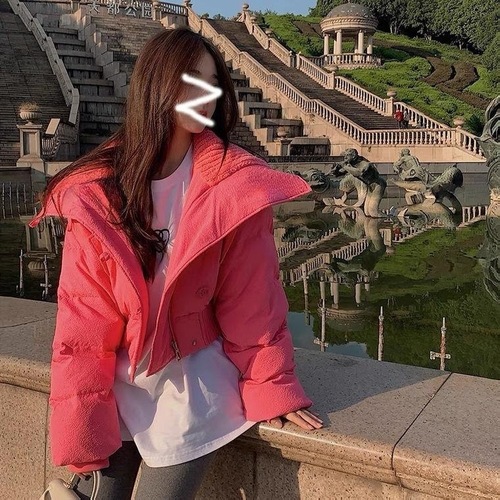 2024 New Women's Winter Short-Haired Han Style Loose Design Cotton Jacket, Small Figure Cotton Padded Coat for Students