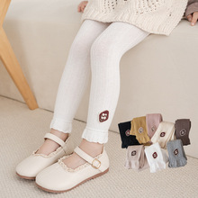 跨境货源女童针织棉连裤袜春秋儿童弹力打底袜裤中小童宝宝长裤袜