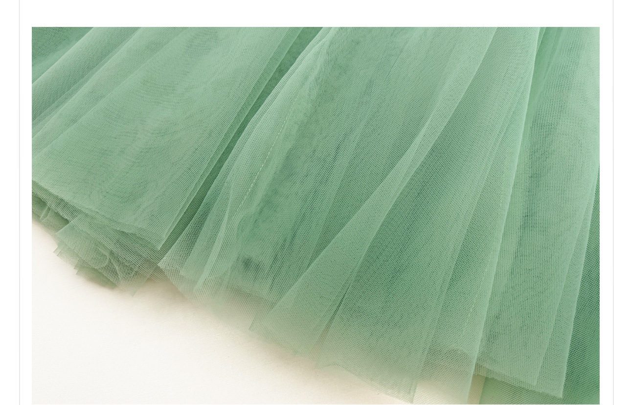 Đầm maxi nữ thắt eo họa tiết hoa nhí tay không cổ tròn — Xanh lá cây nhạtcolor chi tiết 16