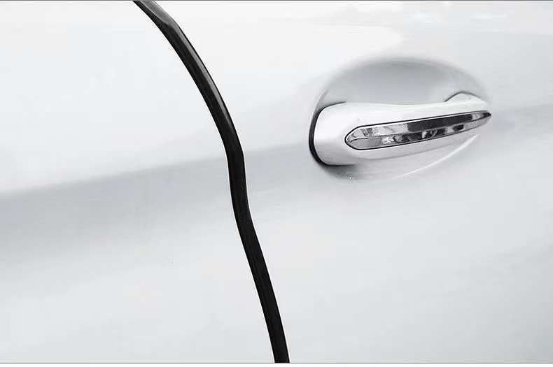 Car Transparent U-Shaped Anti-Collision Adhesive Strip Door Edge Protection Strip Anti-Scratch Widened Thickened Edge Decorative Strip
