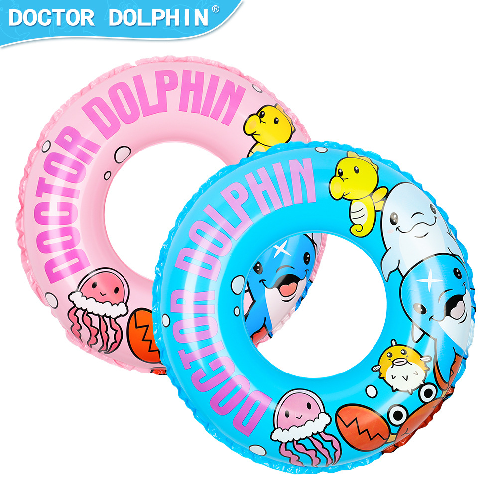 Doctor Dolphin | Anillo de natación inflable para niños PVC engrosado anillo de natación redondo