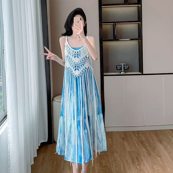 Blue dress from Yunnan province