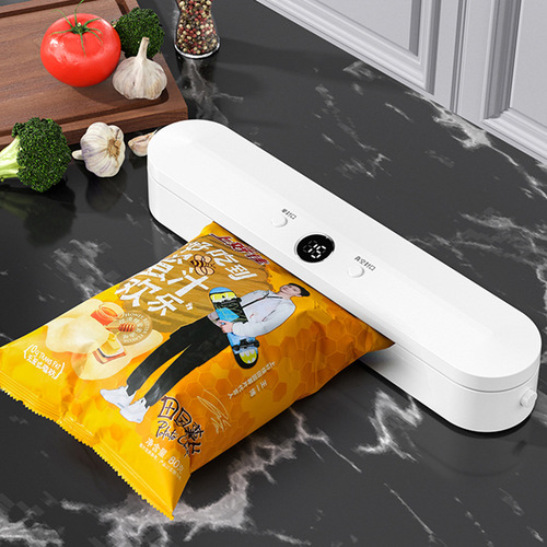 New mini vacuum packaging machine food sealer sealing machine plastic sealing machine household fresh-keeping snack plastic sealing machine