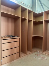 代加工全屋步入式衣帽间 橱柜浴室柜酒柜书柜木门全自动生产线