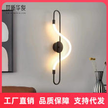 室内长条灯床头专供跨境电商简约音符创意艺术氛围LED客厅卧室