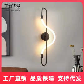 室内长条灯床头专供跨境电商简约音符创意艺术氛围LED客厅卧室