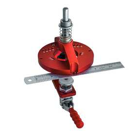 图片色 材质:金属 铰链开孔定位器  多功能 35 毫米铰链夹具套件