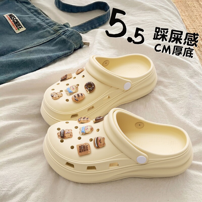 Lidani Thick-Soled Clogs for Women 2026 New Model Non-Slip Anti-Odor Beach Sandals for Women Summer Outdoor Wear Lidani Thick-Soled Clogs for Women 2026 New Model Non-Slip Anti-Odor Beach Sandals for Women Summer Outdoor Wear