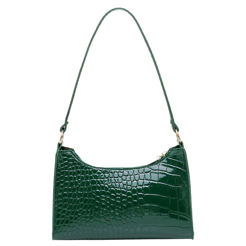 Bolsas de brazo con patrón de cocodrilo 2024 bolsas de mano de damas de comercio exterior bolsas de mujer al por mayor bolsas de mano casuales de moda