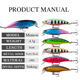 2 Pcs Sinking Minnow Fishing Lures Hard Baits Fresh Water Bass Swimbait Tackle Gear