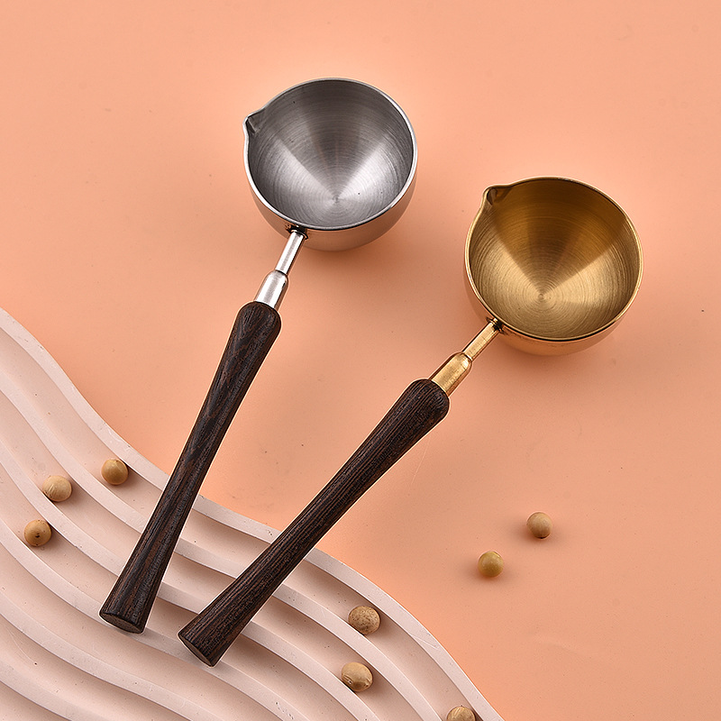 Coffee measuring spoon 304 stainless steel coffee bean gram spoon…
