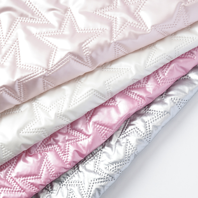 Nueva tecnología ultrasónica compuesto de algodón de poliestireno de algodón para ropa para revestimiento tela relieve pu impermeable bolsa zapatos material de poliestireno de poliestireno X20