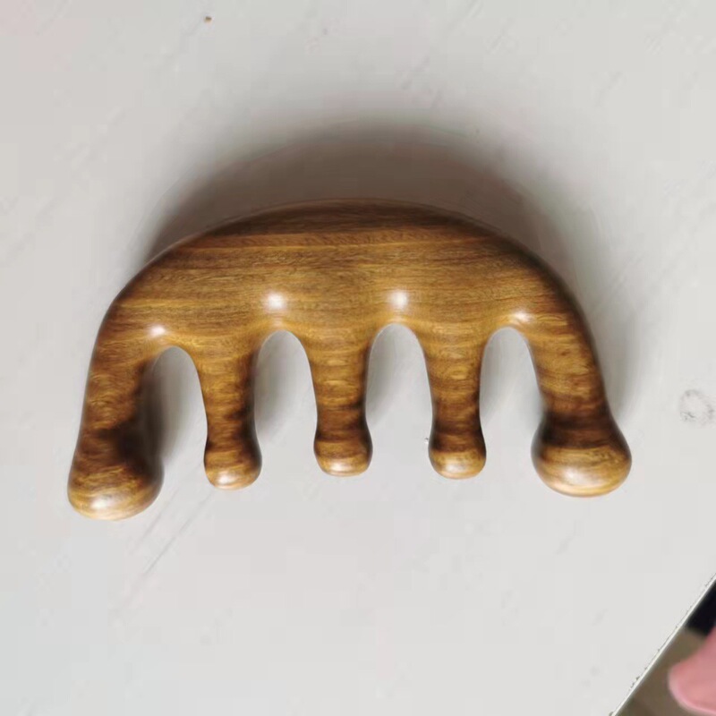檀木櫛紫檀木質マッサージ櫛檀木寛歯櫛巻き櫛紫檀寛歯櫛緑檀木櫛|undefined