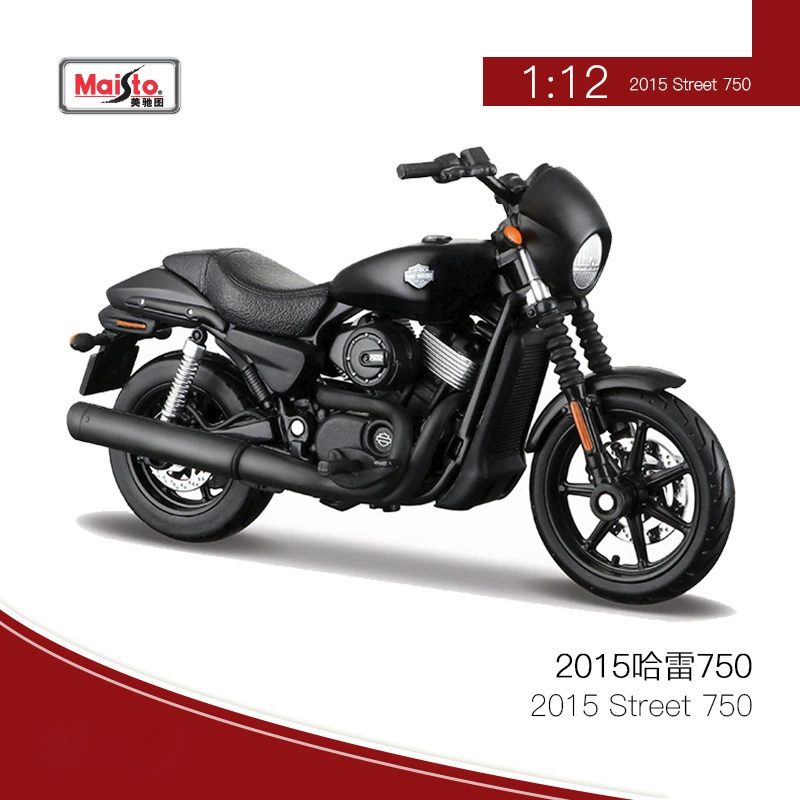 Harley davidson, мотоцикл, реалистичная модель авто, игрушка для мальчиков, масштаб 1:12, оптом