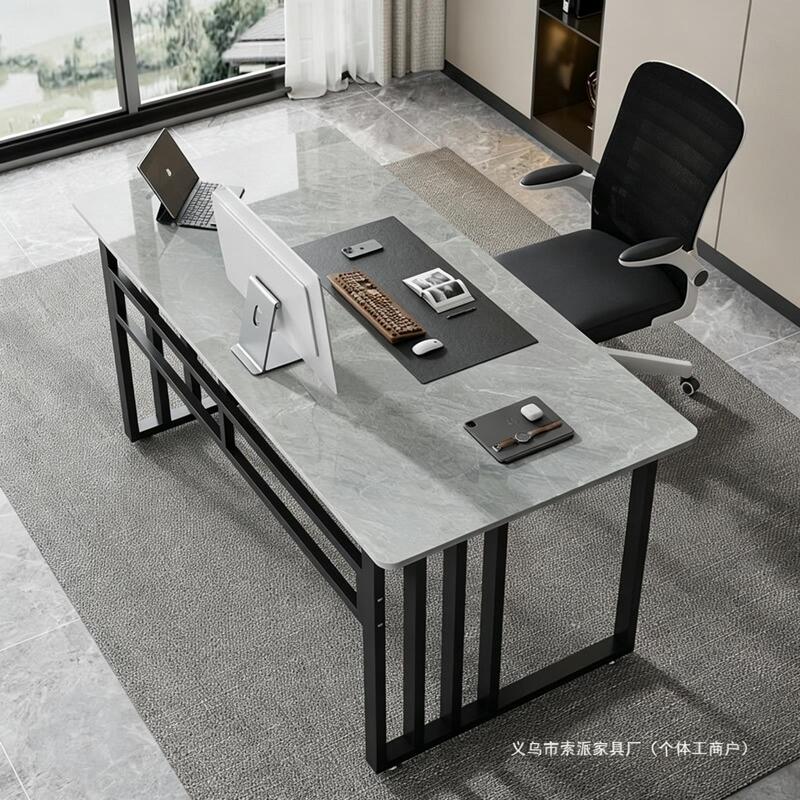 Slate computer study desk, simple and elegant office desk, balcony desk, slate writing desk, desktop table, slate mobile desk