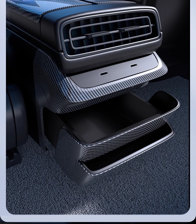 Suitable for Xiaomi Su7 Anti-Kick Pad Rear Seat Backrest Refrigerator Protective Cover Wear-Resistant Car Accessories