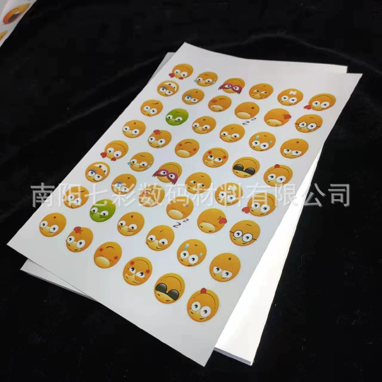 A4 клейкая полипропиленовая стеклянная нашивка для струйной печати односторонняя печать синтетическая бумага для глаз нижняя бумага для капель