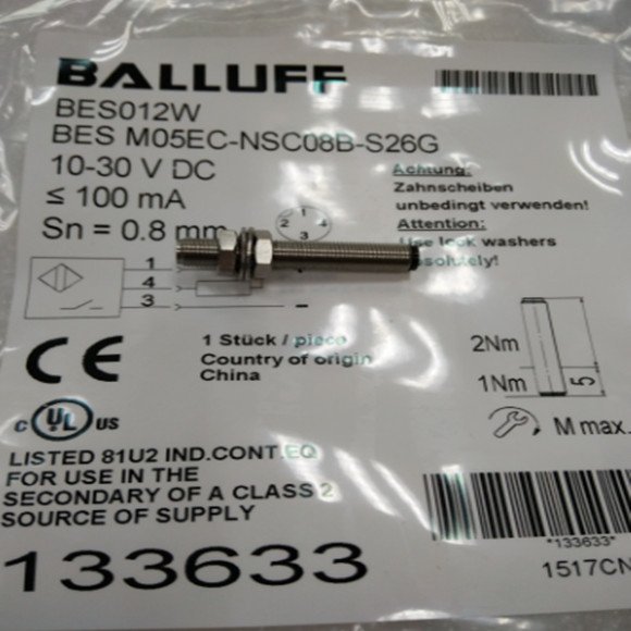 BALLUFF 巴鲁夫 BTL7-S565-M0850-B-S32 连接电缆 全新 原装