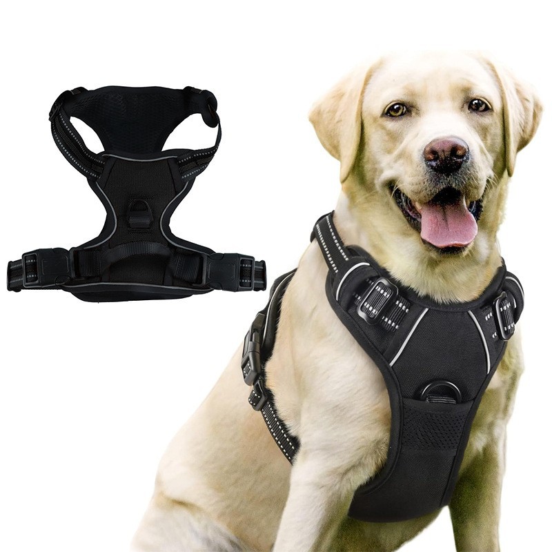Nuevo perro transfronterizo corda de tracción a prueba de explosiones correa de pecho para perros grandes cuerda de perro reflectante chaleco tipo mascota
