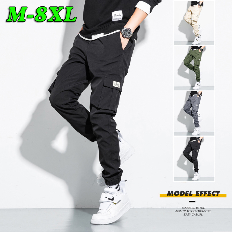 Pantalones de herramientas de camuflaje transfronterizo, pantalones casuales de primavera y otoño para hombres, pantalones cortos coreanos, pantalones de algodón con pies pequeños, comercio exterior al por mayor de moda