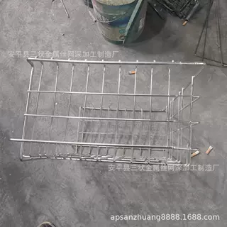 不锈钢餐具消毒筐   不锈钢收纳篮     304置物篮  三状丝网深加