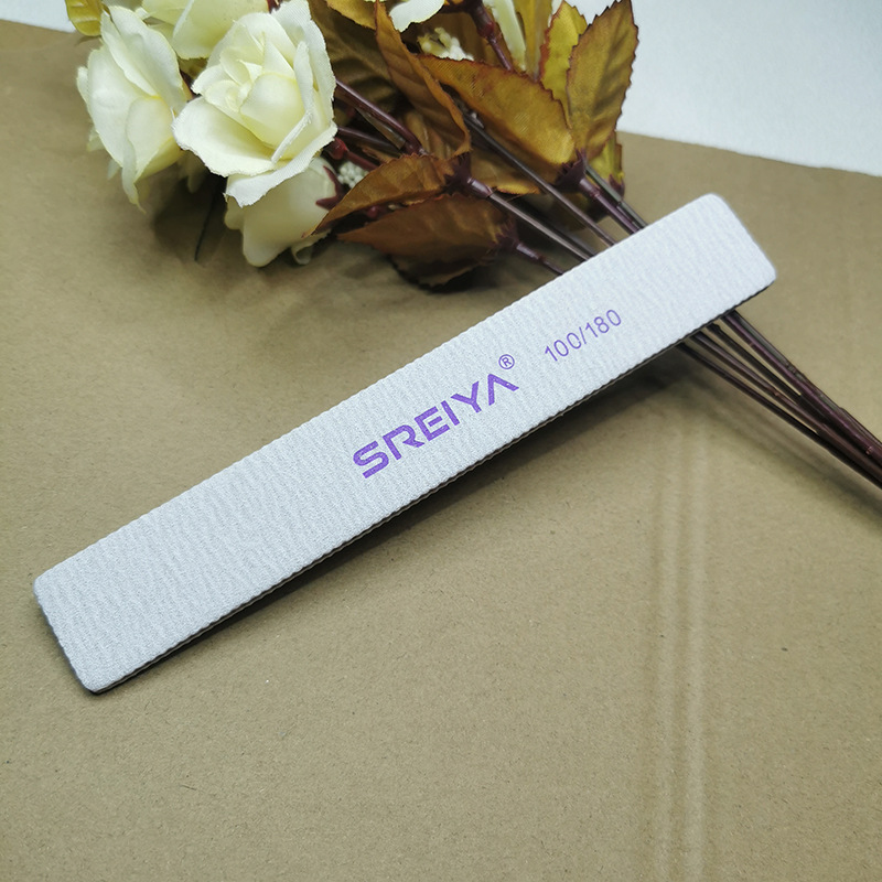 Suministro directo de fábrica herramienta de esmalte de uñas de doble cara Archivo de uñas esmerilado esmalte de uñas frotar tira de esmalte de uñas tira de arena lima de uñas