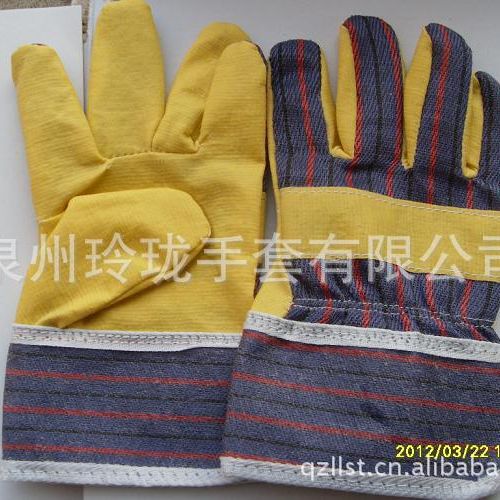 厂家供应LP006耐磨防滑点珠手套工地耐磨防滑点塑手套品质保障