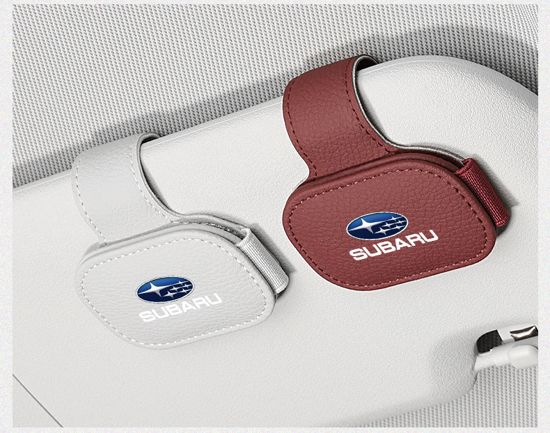 Suitable for Subaru Xv Legacy Forester Outback Car Glasses Clip Multi-Function Sun Visor Bill Card Holder
