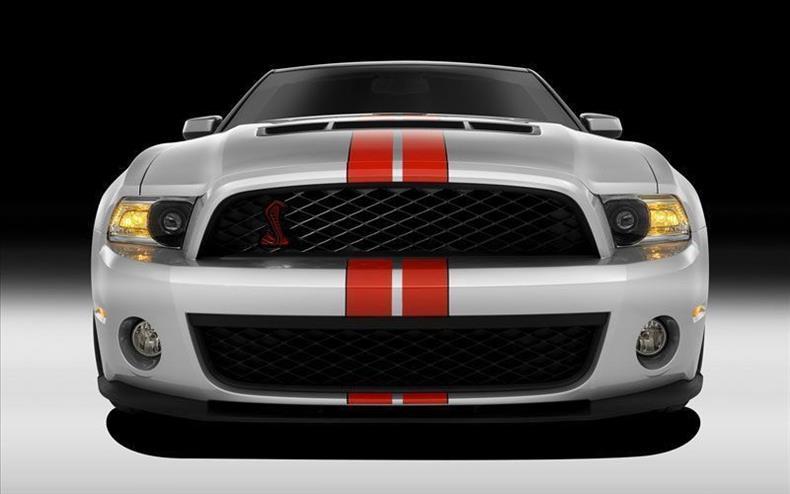 Personalized 3D three-dimensional Mustang car emblem, Shelby front grille emblem, Mustang car emblem, modified Cobra tail emblem, personalized and creative