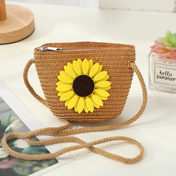 Brown sun flower shell 14*11*6