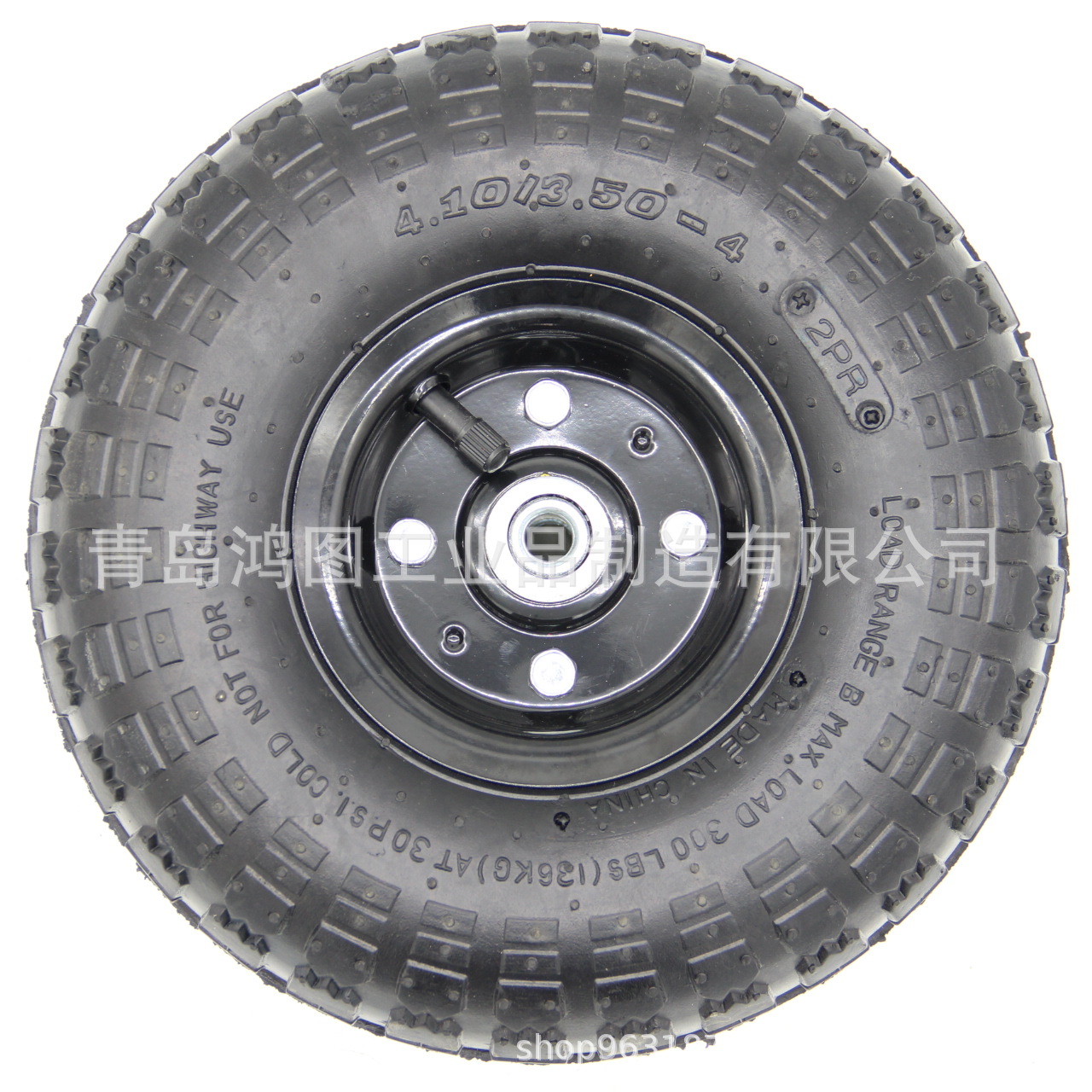 Fabricante personalizado 10 * 4.10 / 3.50-4 neumáticos neumáticos de goma herramientas de automóviles de almacenamiento de ruedas de automóviles