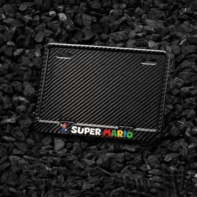 Nömrə qabı, Suitable for real carbon! Motorcycle - motorcycle-molded-dry-carbon-twill-super-mario