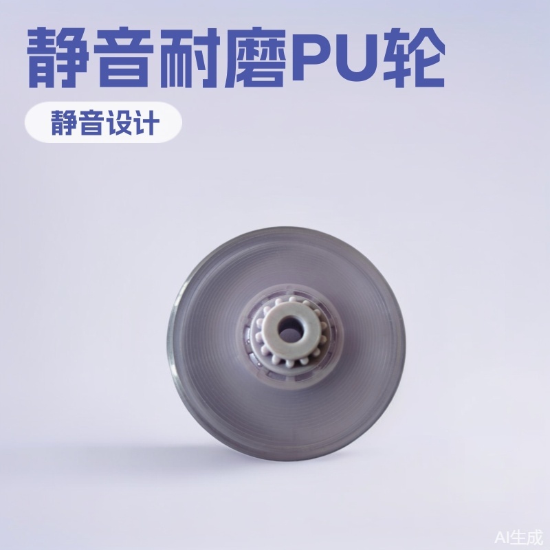 Luggage Pu Wheel Suitcase Wheel Polyurethane Wear-Resistant Wheel 60*14mm with Gear Boarding Case Wheel Silent Wheel