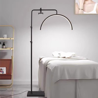Half-moon beauty lamp LED eye-protecting floor lamp beauty tattoo lamp fill lamp U-shaped nail and eyelash lamp