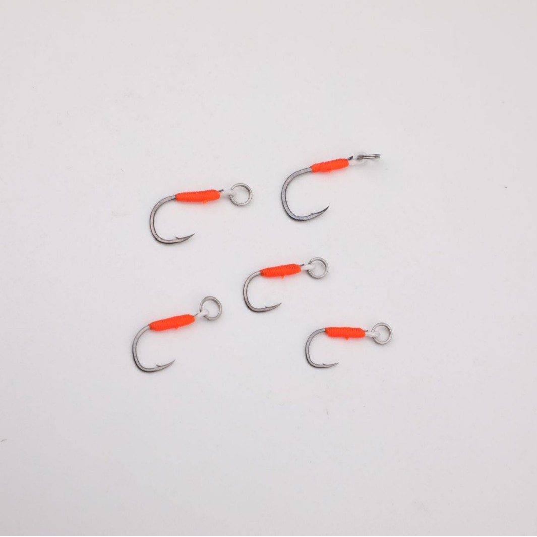 Iseki Single Hook Modification High-Quality Single Hook for River, Lake, and Sea Lure Fishing Accessories, Main Target Fish: Sea Bass Single Hook