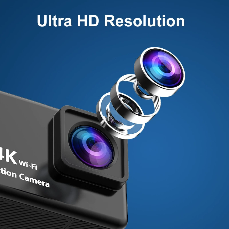 4K спортивная камера с Wi‑Fi, дайвинг-камера DV для подводной съемки, HD, водонепроницаемая для улицы