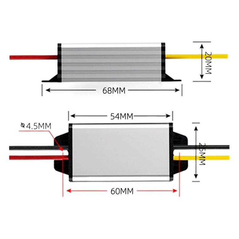 24V понижающий 12V преобразователь питания DC-DC бортовой понижатель постоянного тока 24V к 12V бортовой контрольный источник питания