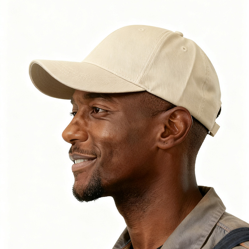 Sombreras de béisbol de algodón en stock de hebilla metálica con gorras de gran tamaño alrededor de la gorra de trabajo europea y americana se pueden personalizar para imprimir bordados