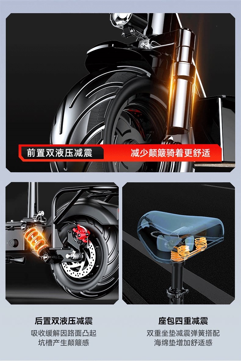 Electric Scooters for Adults, Foldable Electric Vehicles, Portable Transportation for Men and Women, Lithium Battery Wholesale