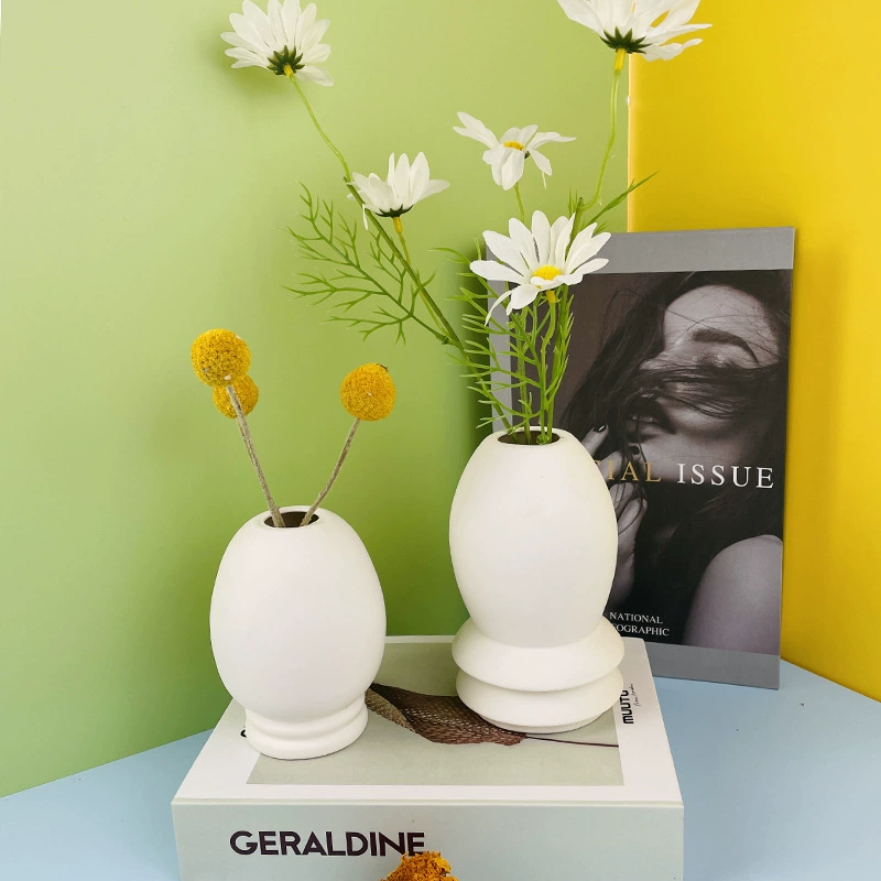 Трансграничная для скандинавской простой керамической вазы креативное украшение для гостиной стол Гостиная сухая Цветочная композиция украшение дома